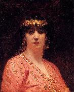 Jean-Joseph Benjamin-Constant Portrait of an Arab Woman oil painting